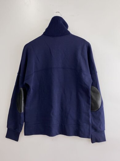商品画像：7AW/エルボーパッチハーフジップスウェット/S/コットン/NVY/無地/2HP173 2