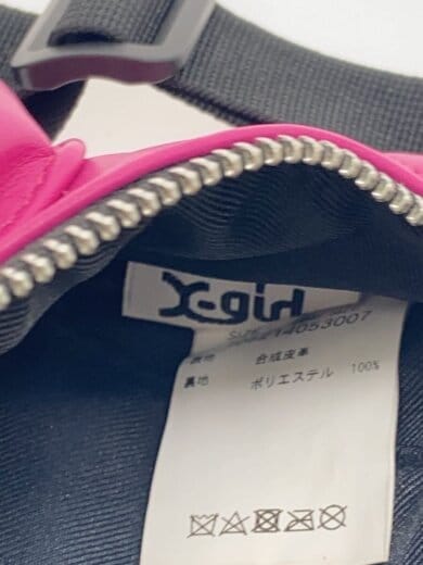 商品画像：ウエストバッグ/--/PNK/無地/105214053007 5