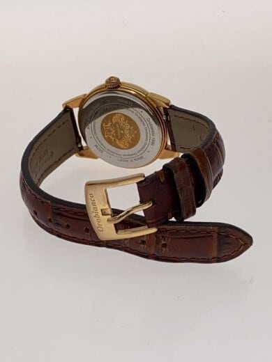 商品画像：腕時計/アナログ/レザー/WHT/BRW/or0075 4