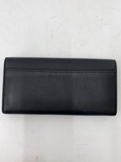 商品画像：長財布/レザー/BLK/無地/レディース 2