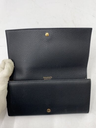 商品画像：長財布/レザー/BLK/無地/レディース 4