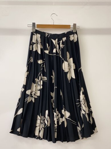商品画像：スカート/36/ポリエステル/BLK/花柄 2