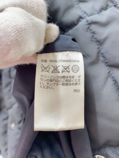 商品画像：ヨゴレ有/フード欠品/レザーヨーク/ダウンジャケット/XL/ポリエステル/BLK 5