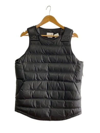 商品画像：ダウンベスト/M/羊革/BLK/無地/568953// 1