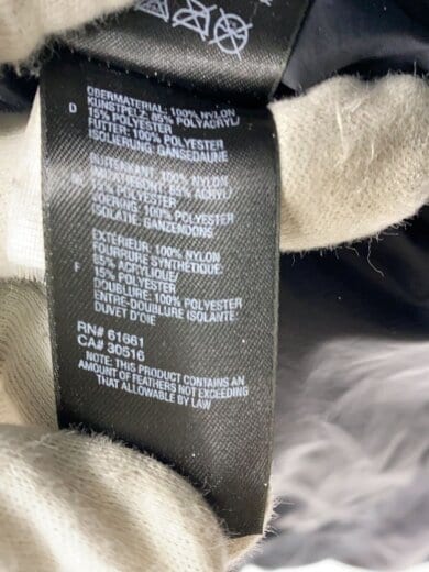 商品画像：ダウンコート/汚れ有/M/ナイロン/NVY 5