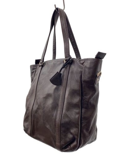 商品画像：トートバッグ/レザー/BRW/ショルダーストラップ欠品 2