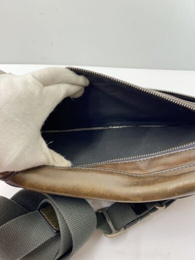 商品画像：ウエストバッグ/レザー/BRW 6