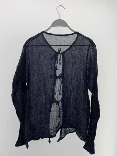 商品画像：長袖ブラウス/--/コットン/BLK/25-051-923-0002-1-0 2