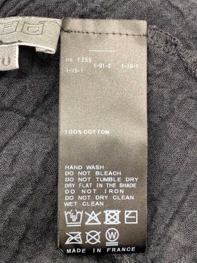 商品画像：長袖ブラウス/--/コットン/BLK/25-051-923-0002-1-0 4