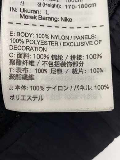 商品画像：ナイロンジャケット/L/ナイロン/BLK/AJ1405-010// 4