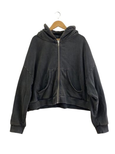 商品画像：ジップパーカー/M/コットン/GRY/無地/ES2202 PO0170// 1