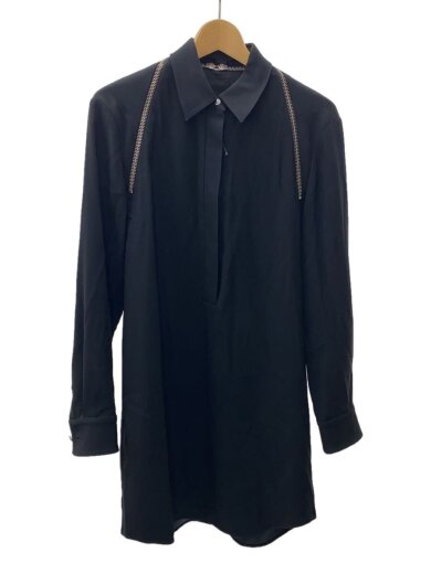商品画像：長袖ワンピース/2/--/BLK/1W486040D6 1