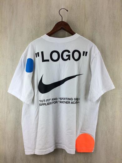 画像：NIKE × OFF-WHITEナイキ×オフホワイト/Tシャツ/L/コットン/WHT/18SS Football Collection Tee2
