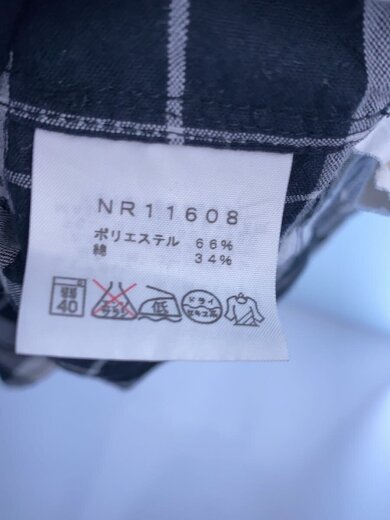 画像：THE NORTH FACE長袖シャツ/S/コットン/BLK/チェック//4