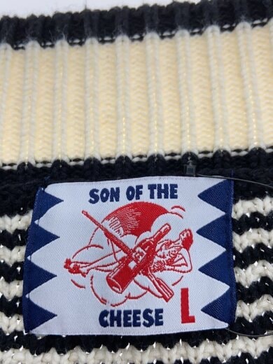 商品画像：ニットベスト(厚手)/L/コットン/BLK/総柄/sc2110-kn03 3