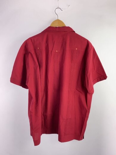 商品画像：キューバシャツ/PREMIER/半袖シャツ/--/ポリエステル/RED 2