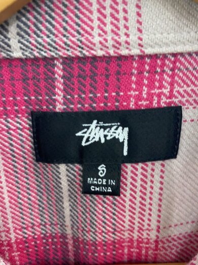 商品画像：長袖シャツ/S/コットン/RED/チェック/1110352 3