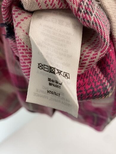 商品画像：長袖シャツ/S/コットン/RED/チェック/1110352 4