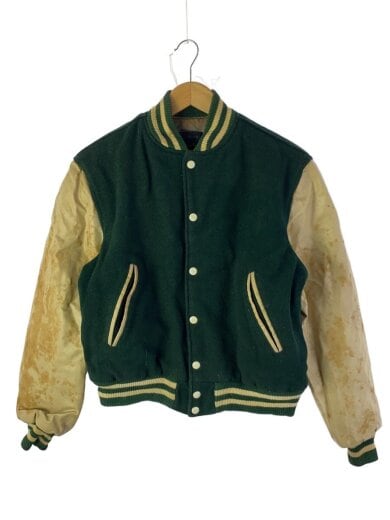 商品画像：ランタグ/スタジャン/M/--/GRN/無地 1