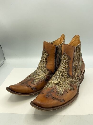 商品画像：ウェスタンブーツ/43/BRW/レザー/パイソン/中敷き多少剥がれ有 2