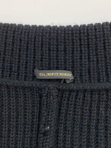 商品画像：カーディガン(厚手)/--/ウール/BLK/無地 3