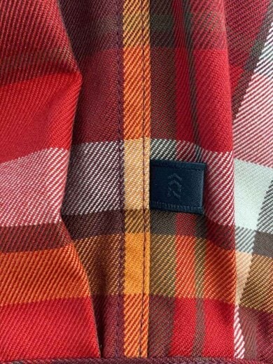 商品画像：長袖シャツ/S/ポリエステル/RED/チェック/BE-88022 3