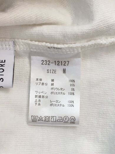 商品画像：Tシャツ/M/コットン/WHT/232-12127 5