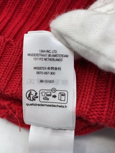 商品画像：ニットキャップ/--/コットン/RED/メンズ// 7