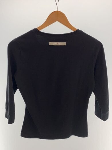 商品画像：７分袖カットソー/40/コットン/BLK/総柄// 2