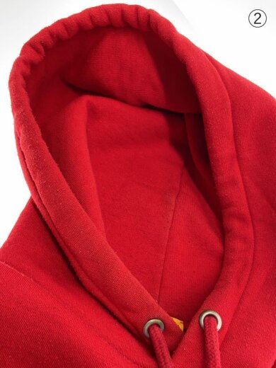 商品画像：パーカー/M/ポリエステル/RED/無地 7