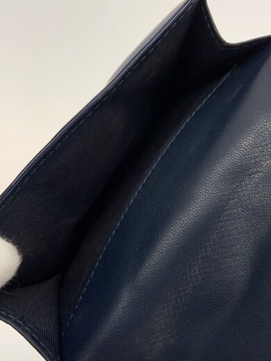 商品画像：財布/レザー/NVY/無地/レディース 5