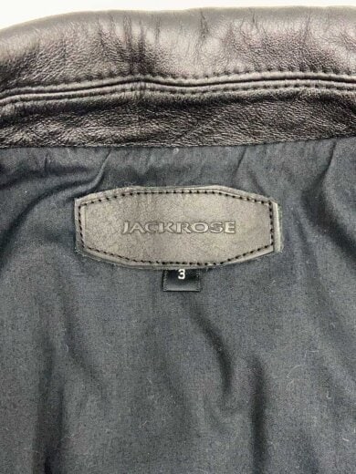 商品画像：レザージャケット・ブルゾン/3/レザー/BLK/220707J 3