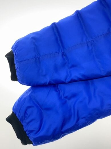 商品画像：リブ毛玉有/ダウンジャケット/M/ポリエステル/BLU/無地/68F84 5