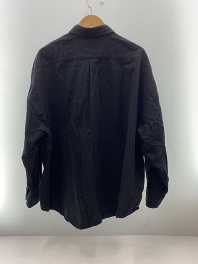 商品画像：サイズ表記：XXXXL/着用感有/ネルシャツ/--/コットン/BLK/無地 2