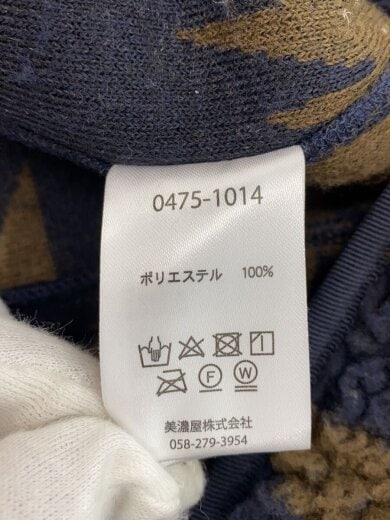 商品画像：内側毛玉有/ジャケット/S/ポリエステル/BRW/総柄/0475-1014 4