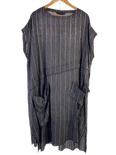 商品画像：ノースリーブワンピース/L/コットン/BLK/251M36 1