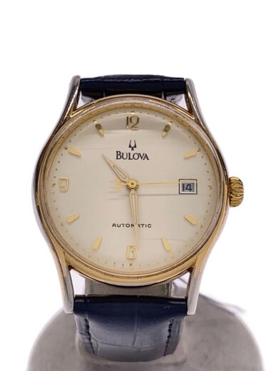 商品画像：自動巻腕時計/アナログ/レザー/WHT/BLK/46091 BVC301 1