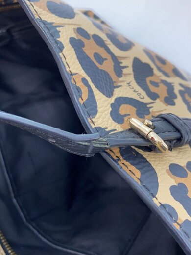 商品画像：トートバッグ/レザー/CML/レオパード 7