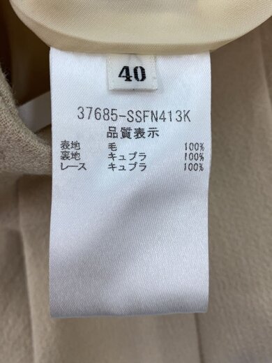 商品画像：スカート/40/ウール/BEG/無地/37685-SSFN413K// 5