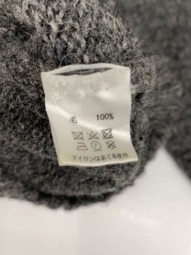 商品画像：ニット・セーター(厚手)/M/ウール/GRY/無地 4