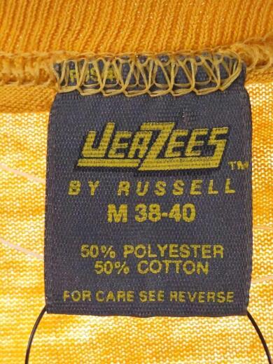 画像：JERZEES70s/Lost Valley Camp Ground/Tシャツ/M/コットン/YLW3