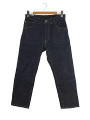 ストレートパンツ/S/コットン/インディゴ/無地/WHOLE GARDEN