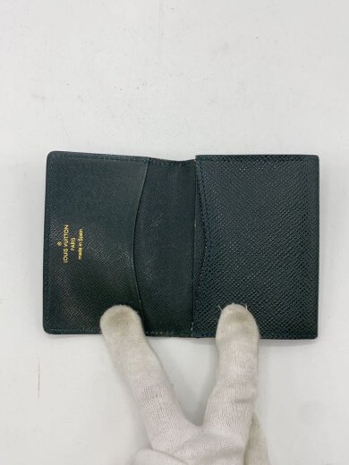 画像：LOUIS VUITTONアンヴェロップ・カルト・ドゥ・ヴィジット_タイガ_GRN/--/グリーン/メンズ4