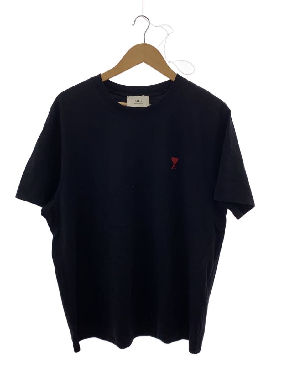 AMI Alexandre Mattiussi / Tシャツ/XXL/コットン/ブラック/BFUTS035.724