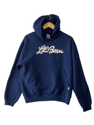 商品画像：LLBEAN/パーカー/XL/コットン/ネイビー/無地 1