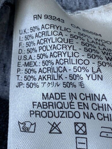 商品画像：ピーコート/S/ウール/BLK 4