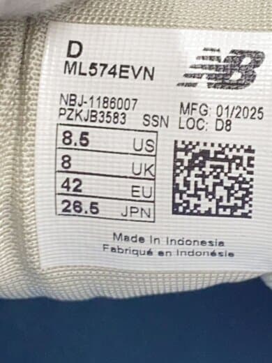 商品画像：ローカットスニーカー/26.5cm/NVY/ml574evn 5