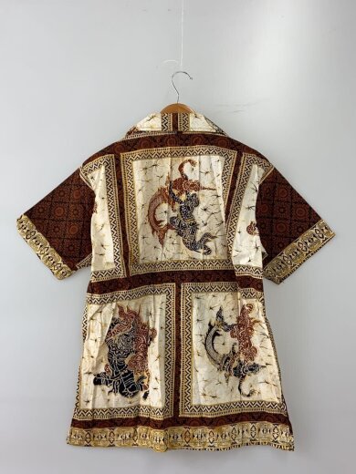 商品画像：THAI/シャツ/--/コットン/ブラウン/総柄/タイ製// 2