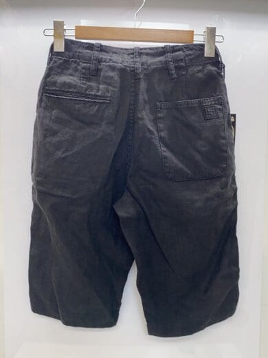 商品画像：ショートパンツ/28/リネン/ブラック/無地 2