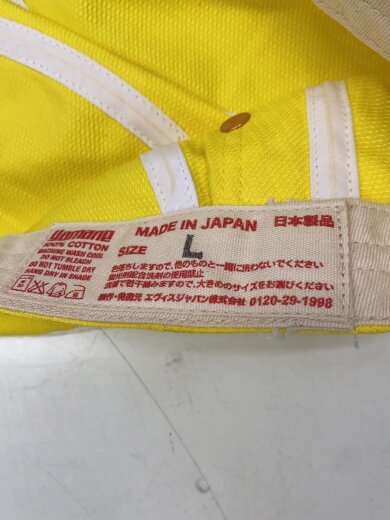 商品画像：ヘッドウェア/--/コットン/イエロー/無地/メンズ// 5